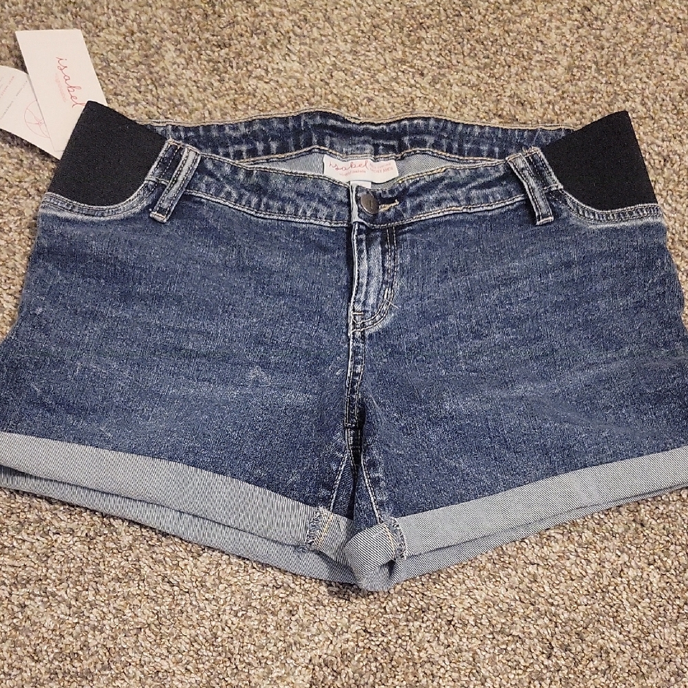 NWT Isabel Low Rise Midi Shorts